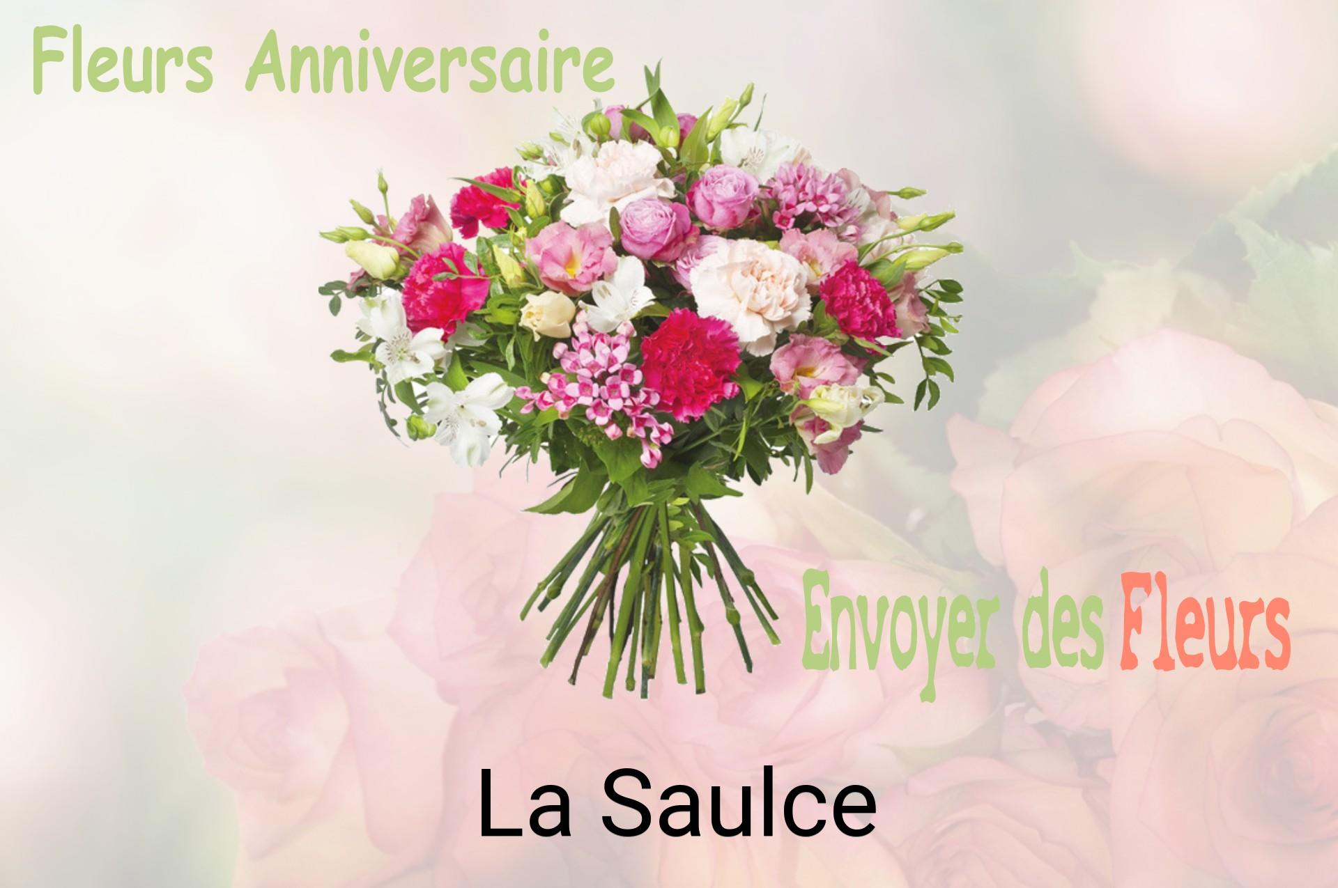 Bouquet de fleurs d’anniversaire livré à La Saulce